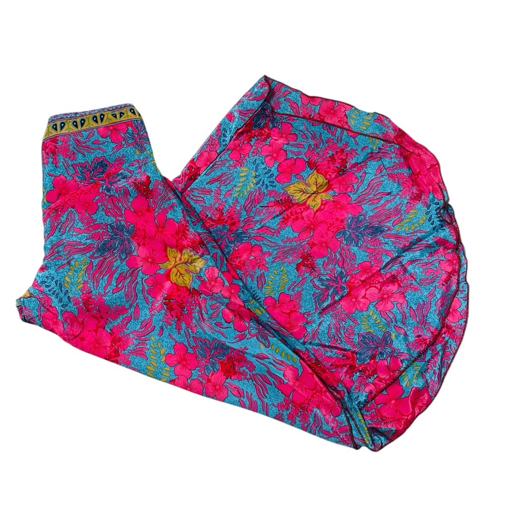 Floral Boho Wide Leg Pants - Picture 2 of 4